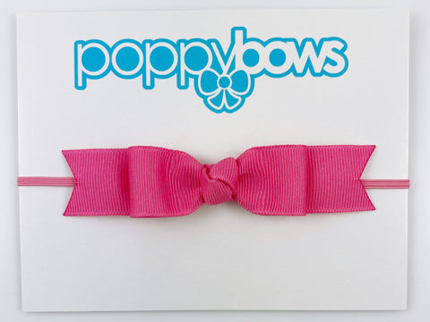 Hot Pink Baby Headband | Classic Bow