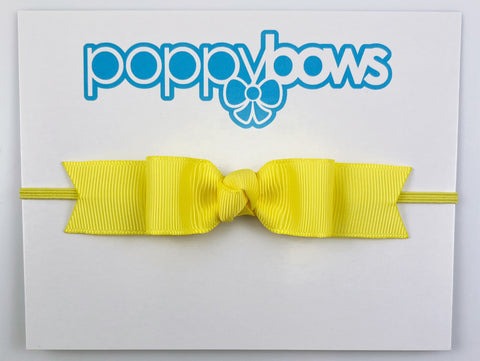 Lemon Baby Headband | Classic Bow