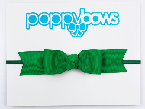 Emerald Green Baby Headband | Classic Bow