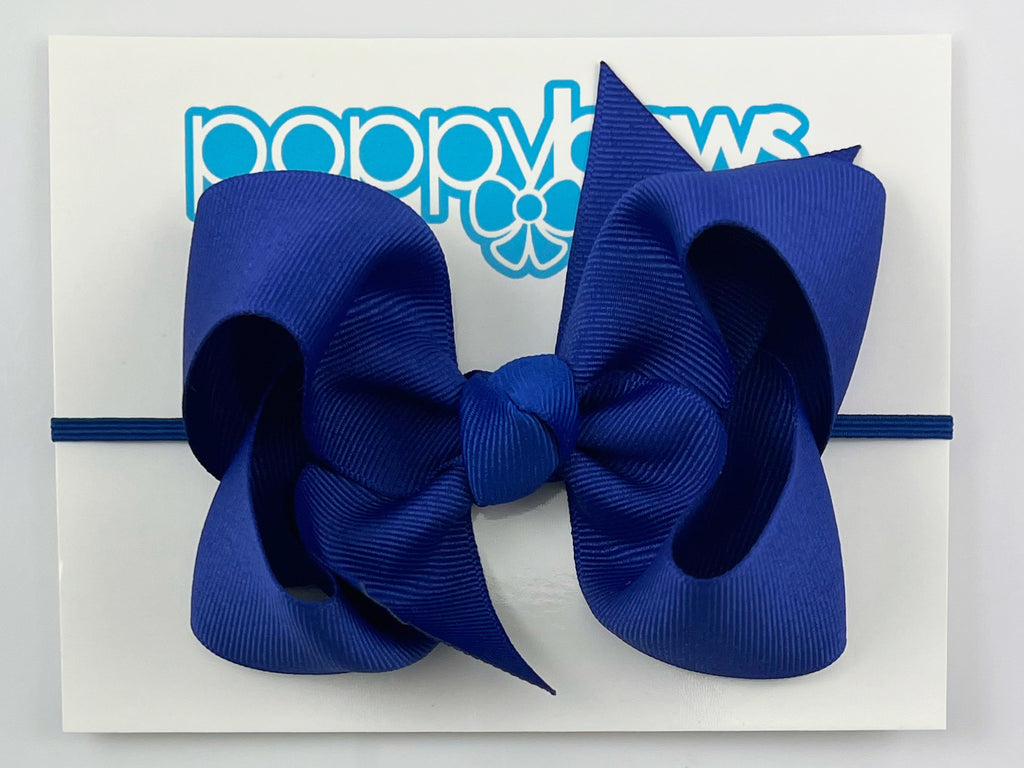 Royal blue 2024 baby headband