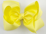 light yellow hair bow